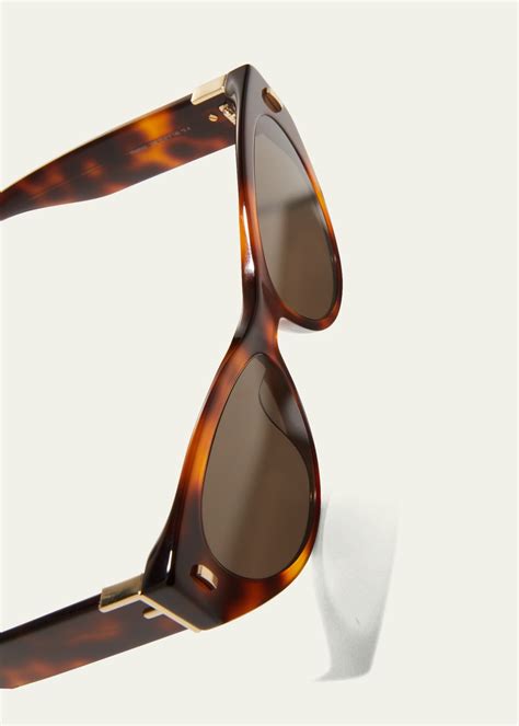 Fendi Tortoiseshell Acetate Cat